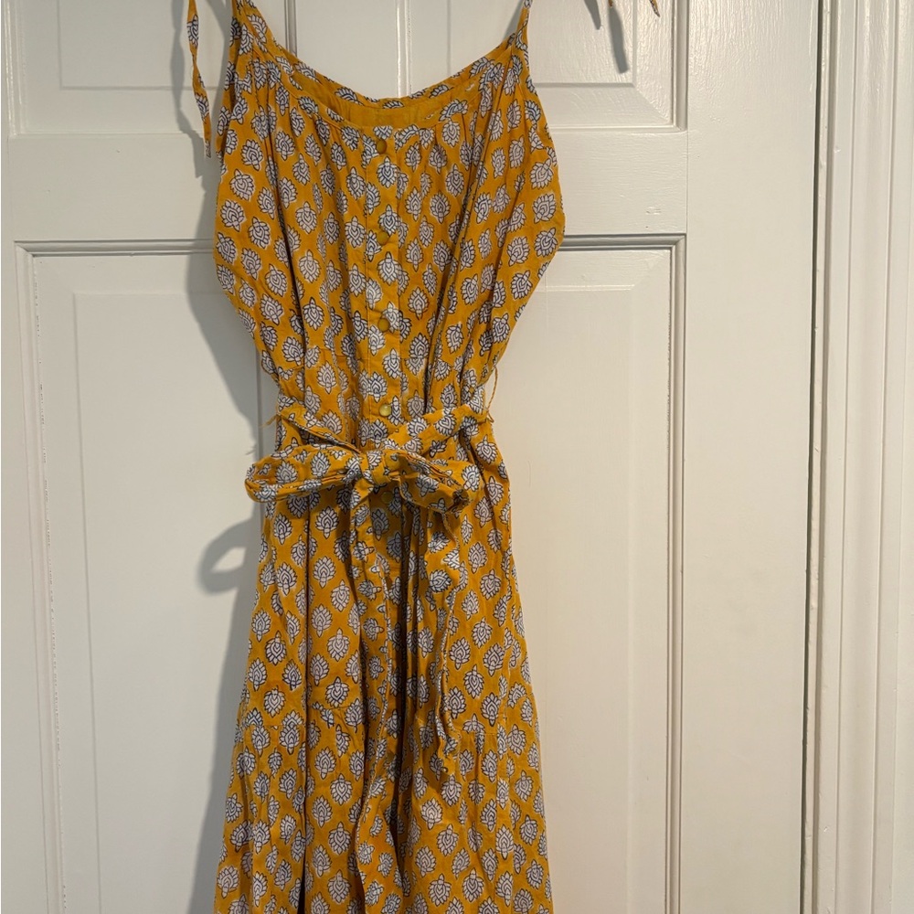 Yellow Patterned Women's Dress - Emerson Fry